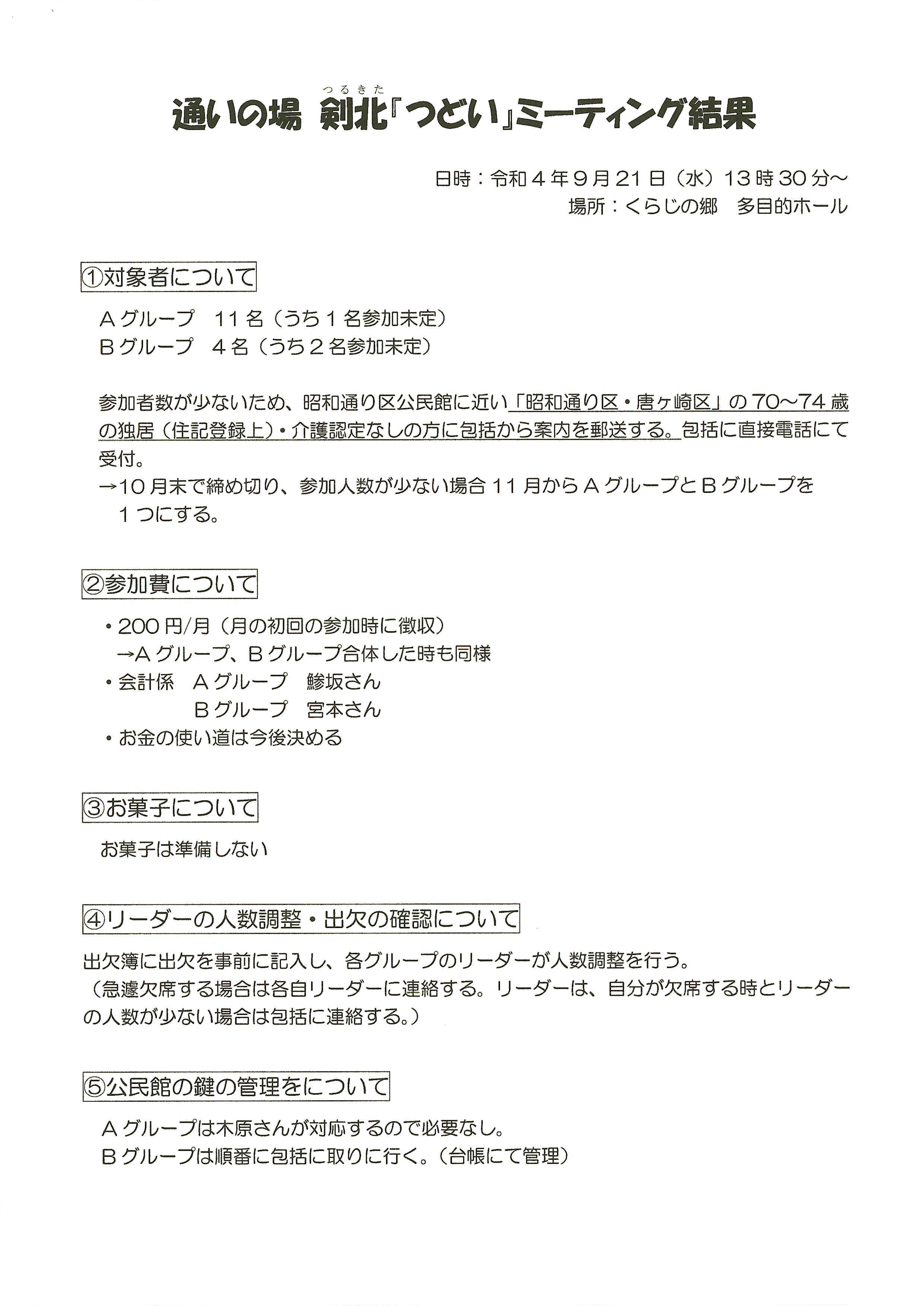 話し合い結果①-1